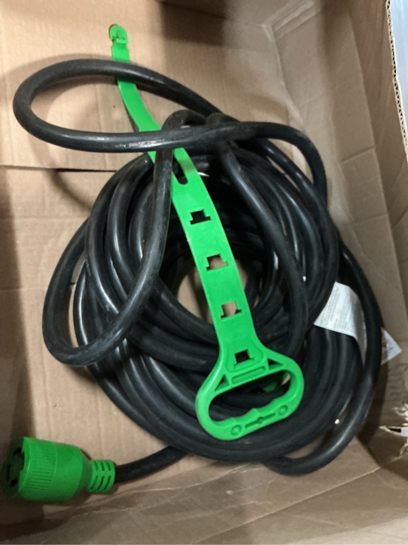 Condition photo showing As Is for RVMATE 30 Amp Generator Cord 4 Prong 50 Feet, NEMA L14-30P/L14-30R, 125/250V Up to 7500W 10 Gauge SJTW Generator Extension Cord, ETL Listed 50FT