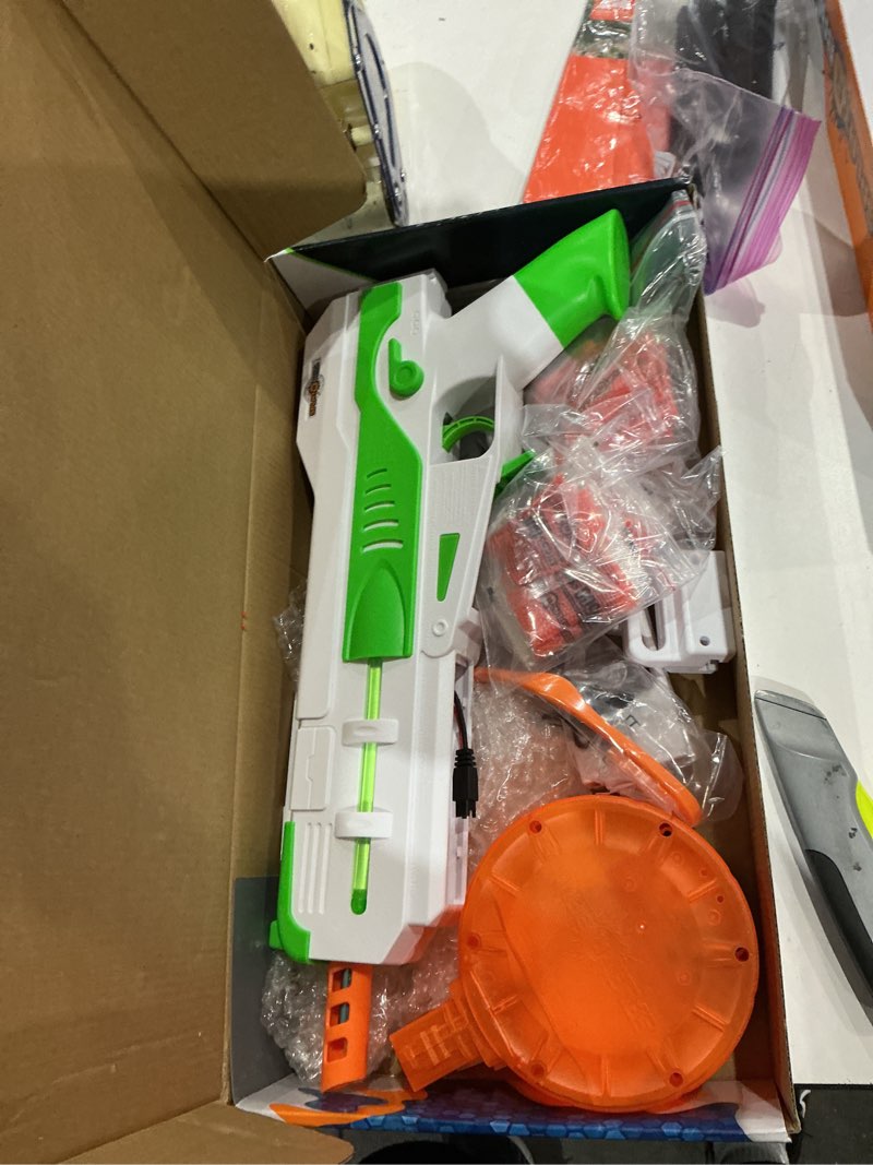 Condition photo showing As Is for splat-r-ball srb1200 pyro blaster kit