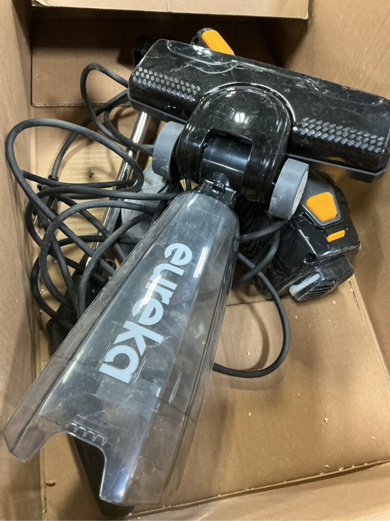 Condition photo showing As Is for Eureka Blaze Stick Vacuum Cleaner, Powerful Suction 3-in-1 Small Handheld Vac with Filter for Hard Floor Lightweight Upright Home Pet Hair, Dark Black 3-in-1 Handheld Vac NES210 Blaze Black