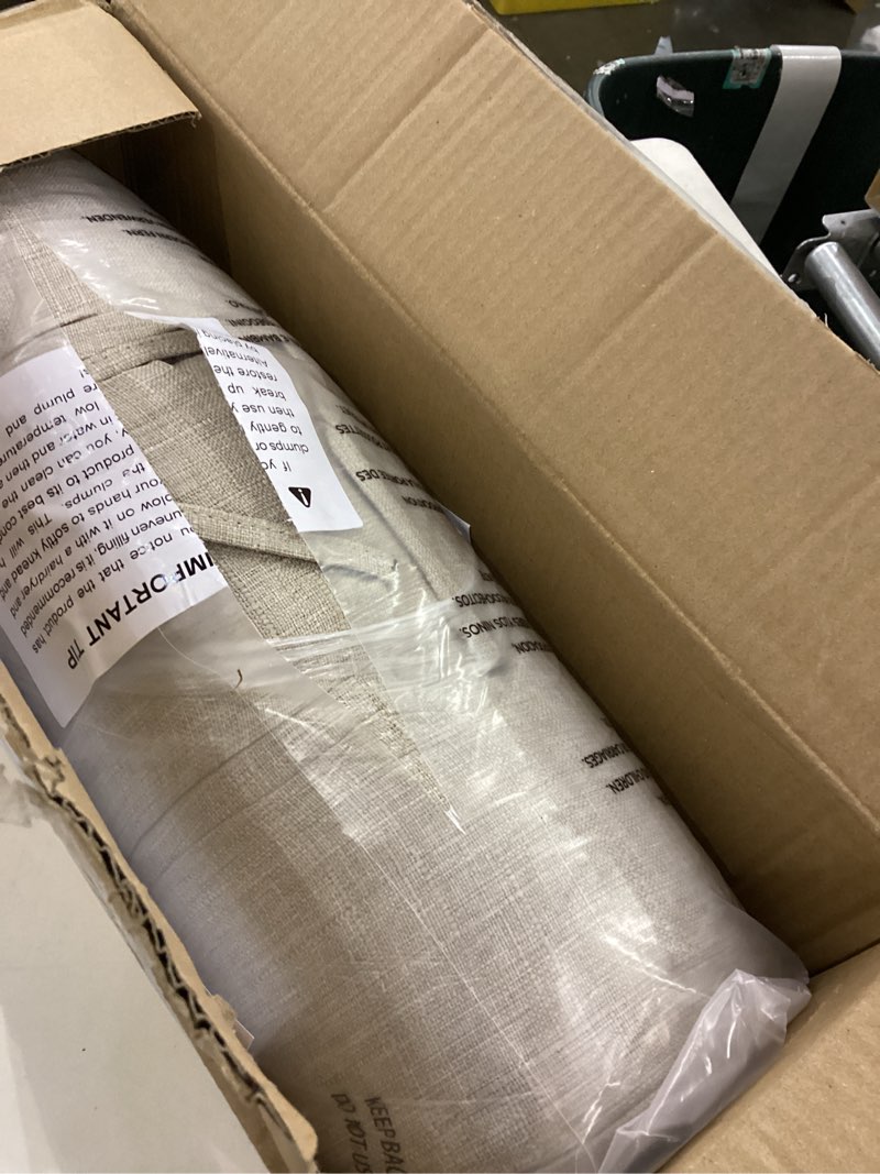 Condition photo showing Good Condition for Chair Cushions, Memory Foam Dining Chair Cushions, Tufted Indoor Chair Pads, Set of 4, 16.5' x 16.5' x 3.5', Beige Beige Pack of 4