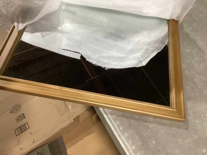 wallbeyond wood frame wall mirror decor for entryway, living room or bedroom home decor - light woodgrain 16" x 20" natural color