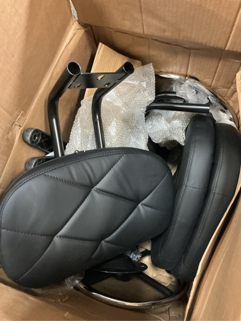 Condition photo showing As Is for 2 pcs clatina stacking office chair with wheels, mesh back waiting room guest chair