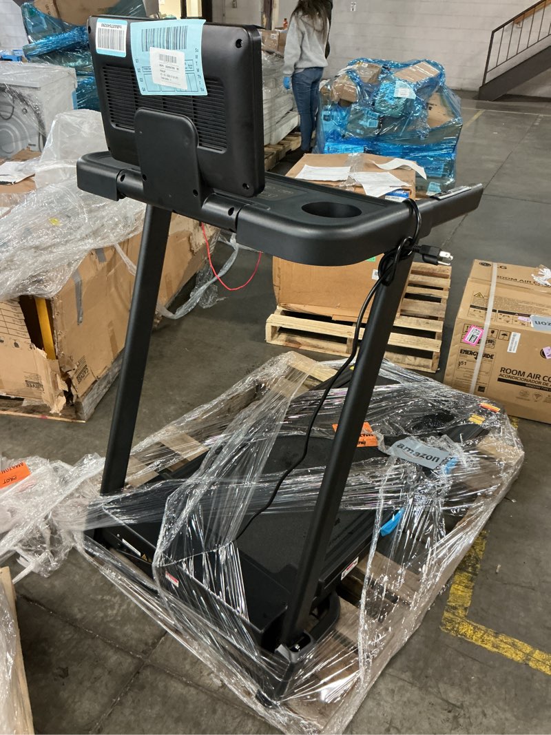 Condition photo showing As Is for Kstar Foldable Home Fitness Loopband with 20% Auto Incline and 10