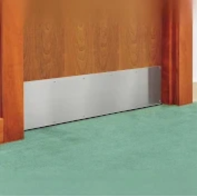 GLOKUUCA 1 Pcs Door Kick Plates - 8 x 34 Inches Kick Plates for Exterior Interior Doors Protection D