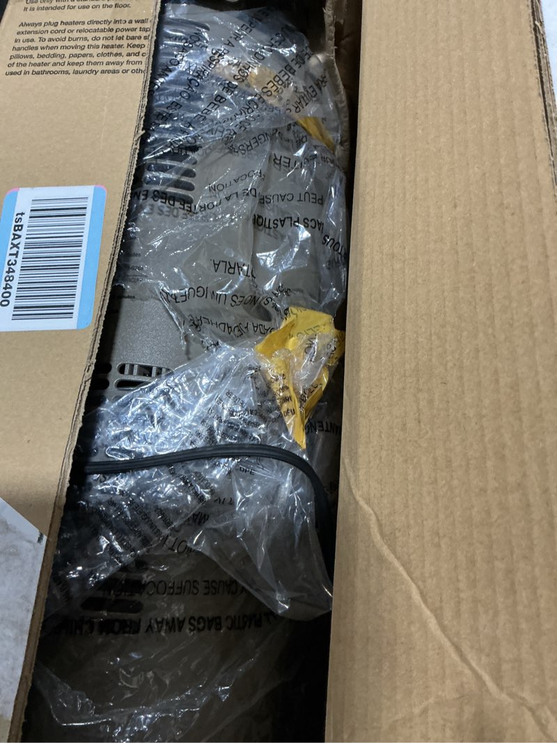 Condition photo showing Good Condition for Lasko - Portable Ceramic Tower Space Heater with Remote Control - Black/Silver