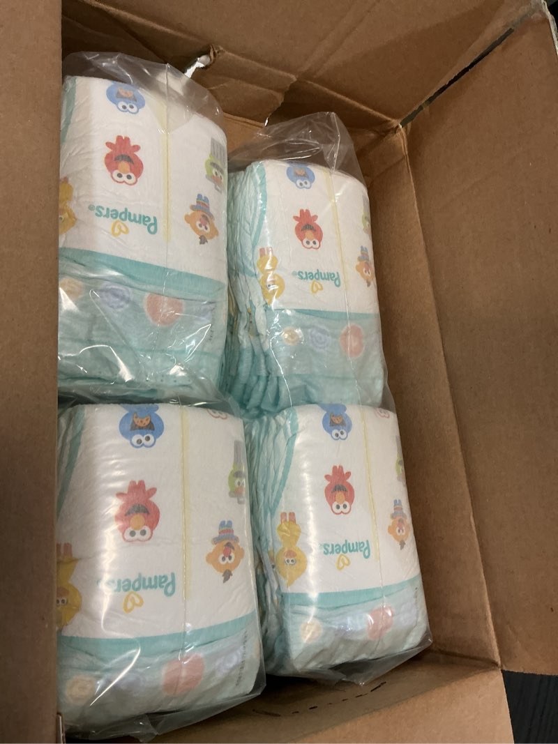 Condition photo showing New/Like New for pampers diapers - baby dry - size 1, 120 count, absorbent disposable infant diaper (packaging may vary) size 1 120