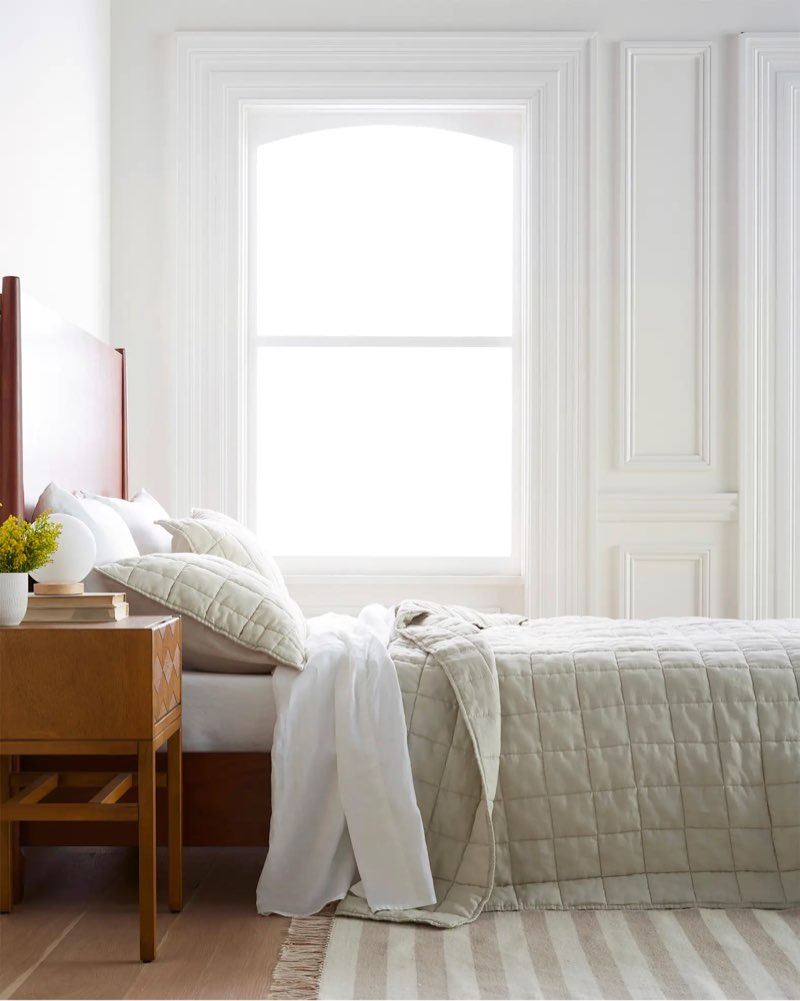 European Linen Box Quilt King/Cal King