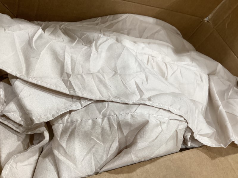 Condition photo showing Good Condition for AIKASY Camel Ruffle Comforter Set Queen, 3 Pieces Vintage Ruffle Fringe Comforter, Farmhouse Rustic Microfiber Down Alternative Bedding (1 Comforter + 2 Pillow Shams) Camel Queen