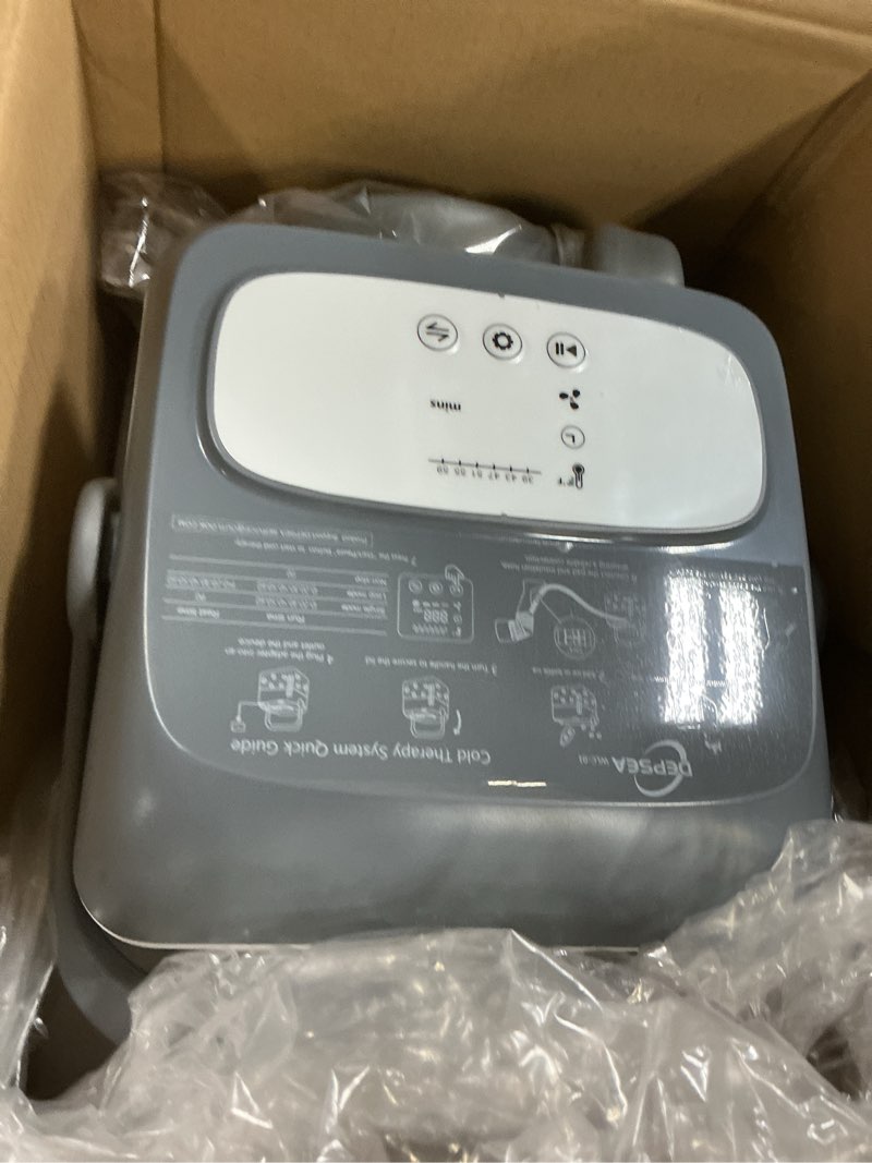 Condition photo showing As Is for Cold Therapy System, Ice Therapy Machine Post-Surgery, Quiet Ice Machine After Knee Surgery, with a Universal Pad for Knee, Elbow, Ankle, Shoulder and Lumbar.