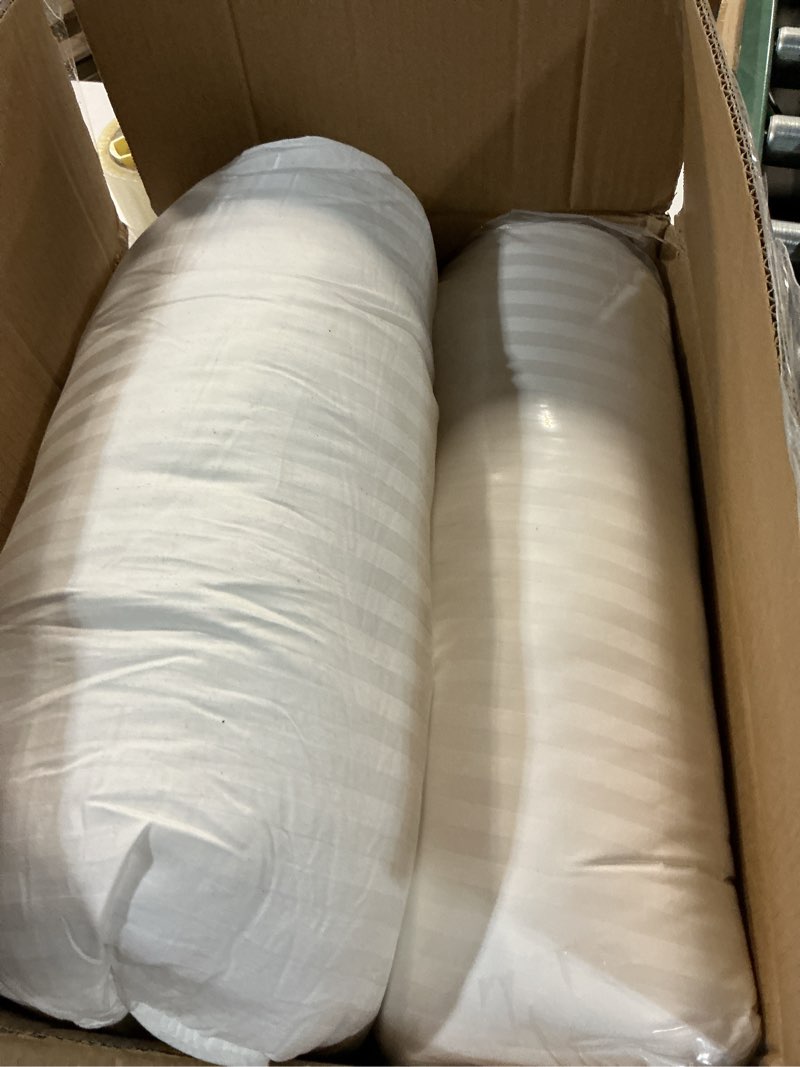 Condition photo showing Good Condition for Beckham Hotel Collection Bed Pillows Standard/Queen Size Set of 2 - Original Soft Down Alternative Pillow for Sleeping - Soft Support for Back, Stomach or Side Sleepers Queen / Standard White