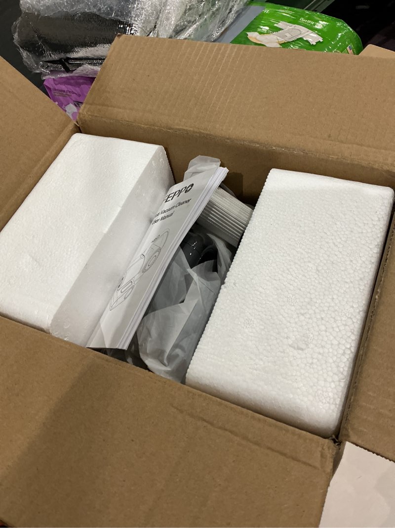 Condition photo showing New/Like New for feppo mattress vacuum cleaner, 16kpa bed vacuum cleaner with 253.7nm uv-c light, 140°f heat, hepa filter & ultrasonic, versatile handheld vacuums for bed, sofa, couch, crib(corded, 500w)
