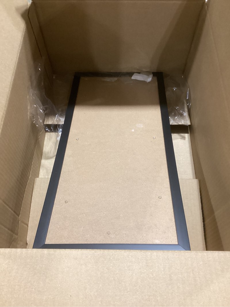 Condition photo showing As Is for HUKONHEP 8x18 Black Picture Frames, Photos Frame with Plexiglass, Wall Gallery Photo Frames, Horizontal and Vertical for Wall Mounting, Home Office Decoration 8"x18"
