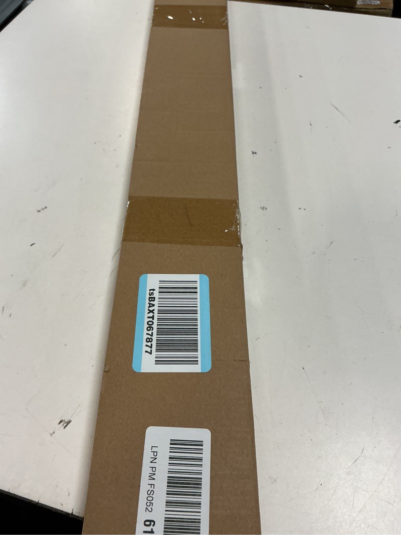 Condition photo showing New/Like New for tension curtain rods no drilling, extra long tension rod 41-88 inch, heavy duty shower curtain rod for outdoor patio bathroom windows room divider, adjustable, anti-slip, no rust, black black 41-88inch