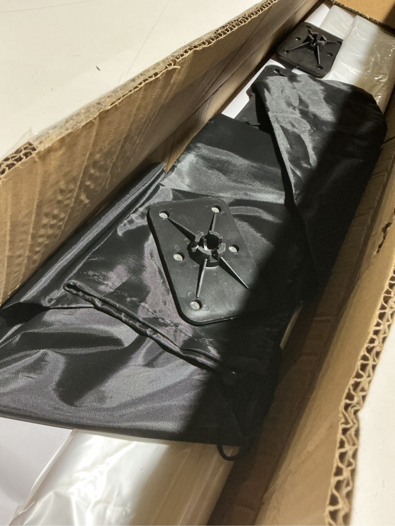 Condition photo showing Good Condition for 10ft dust barrier poles, 4 pack spring retractable zipper wall poles for dust barrier system with 2 heavy-duty zippers & plastic film, for interior decoration, remodeling & isolation work