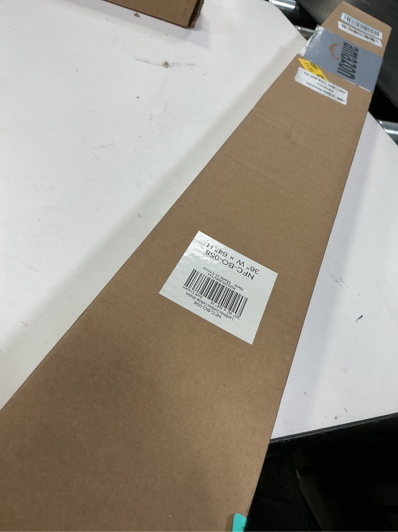 Condition photo showing Good Condition for LazBlinds Cordless Cellular Shades, No Tools No Drill Blackout Honeycomb Shades Pleated Blinds for Windows, 36" W x 64" H, Soft Cream Blackout-soft Cream 36'' W x 64'' H