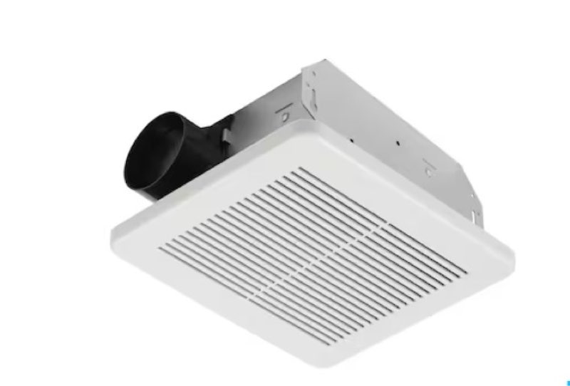 utilitech 1.0-sone 50-cfm white bathroom fan (energy star certified)