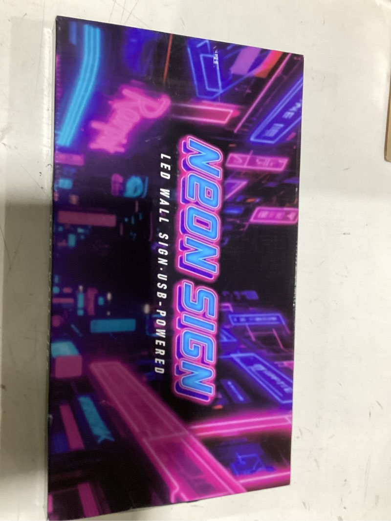 Condition photo showing Good Condition for Folkive Make Today Magical Neon Sign for Wall Decor Dimmable Inspirational Led Sign for Bedroom Moti