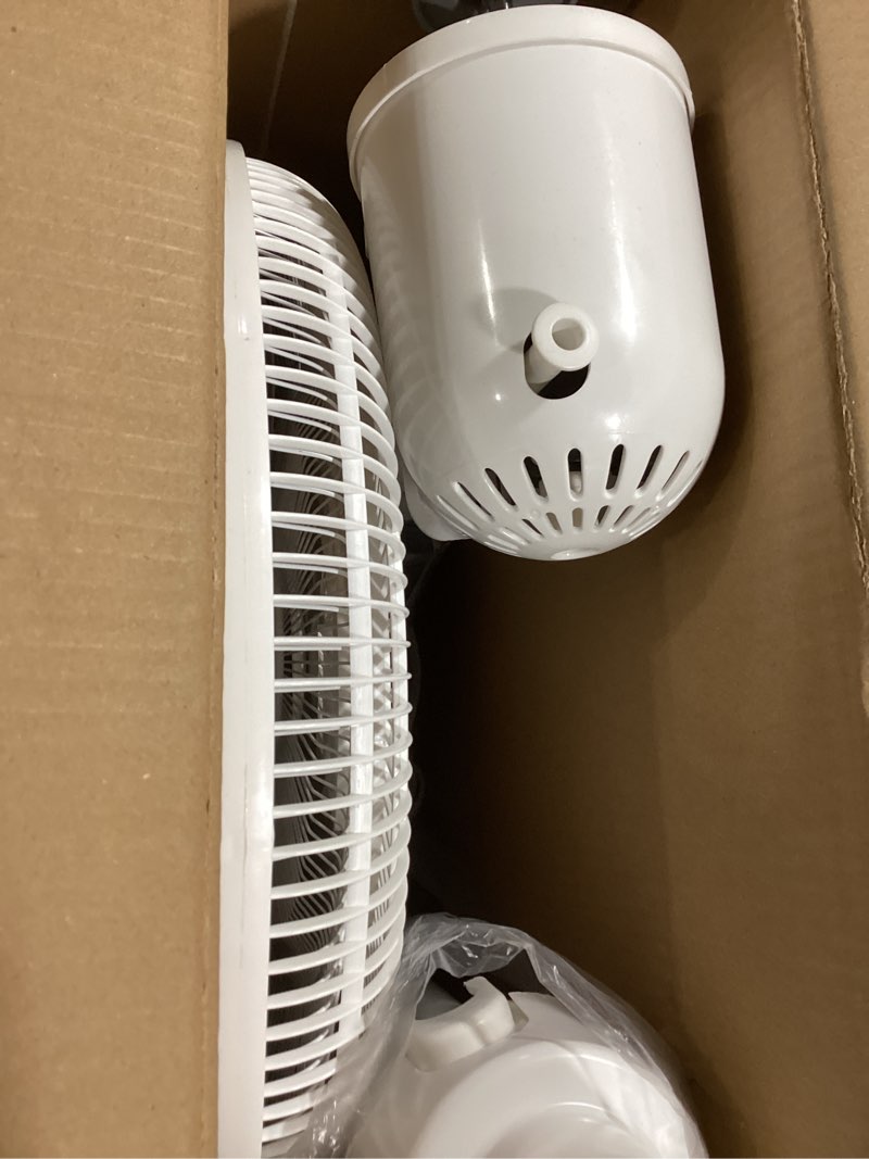 Condition photo showing Good Condition for Comfort Zone Electric Oscillating Pedestal Fan, Stand Fan, 16 inch, 3 Speed, 90 Degree Oscillating Head, Adjustable Height and Tilt, Airflow 7.48 ft/sec, Ideal for Home, Bedroom & Office, CZST161BTE