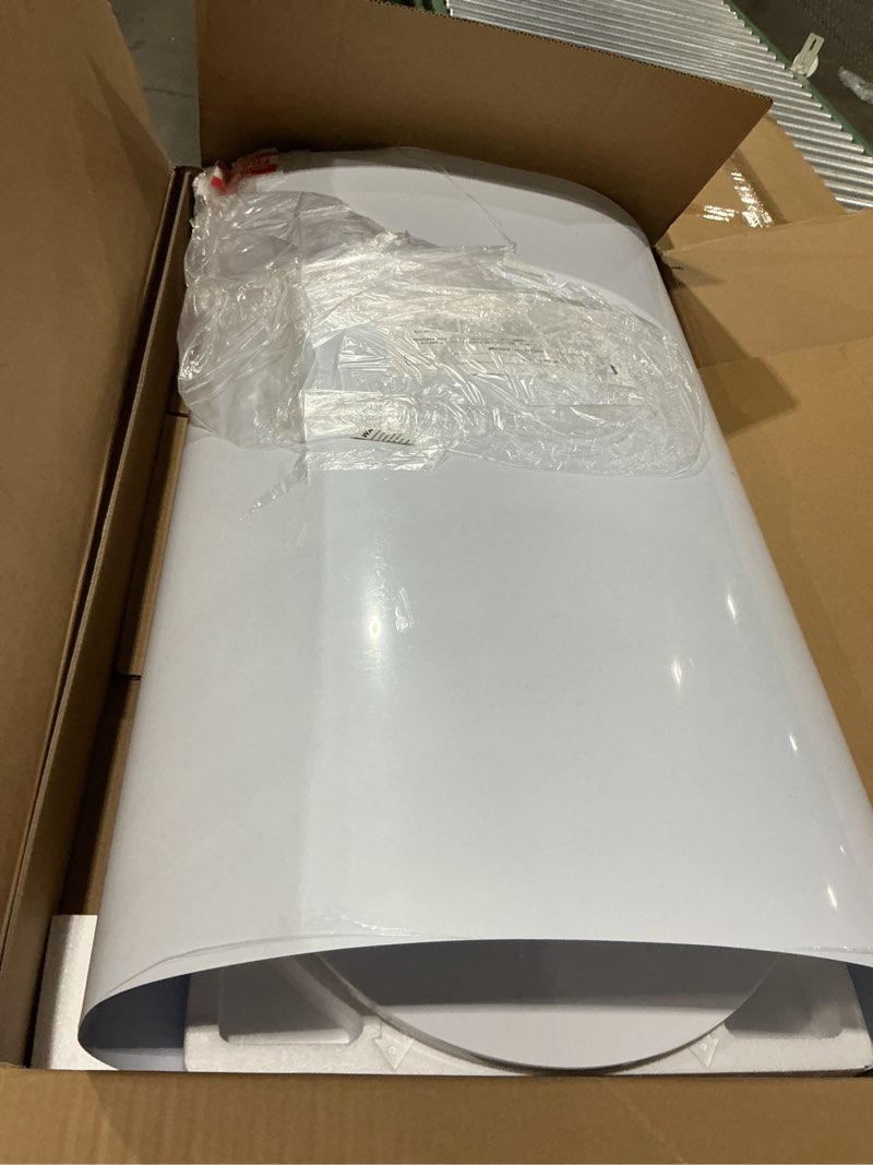 Condition photo showing As Is for putros cylinder pedestal stands 3pcs white round cylinder pedestal display plinth pillars for wedding party decor 35.4''(l),29.5''(m),23.6''(s)