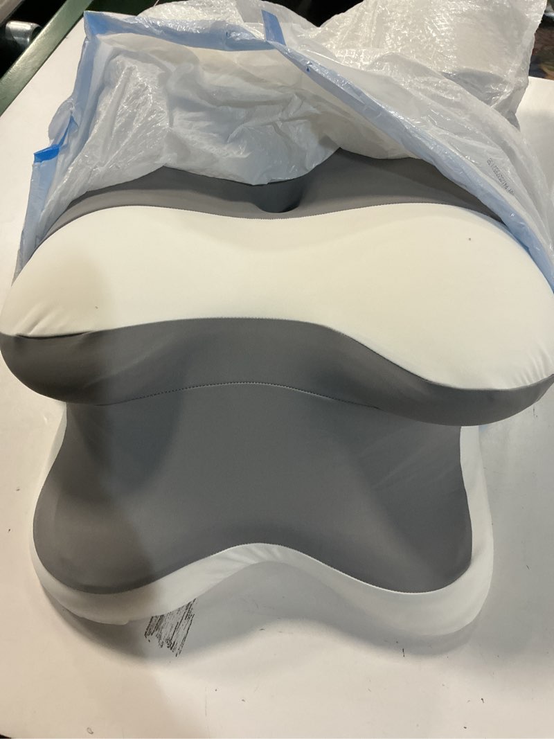 Condition photo showing As Is for Cervical Pillow for Neck and Shoulder,Ergonomic Neck Support for Side Sleepers,Memory Foam Dreamers Relief Pillow,Deep Sleep Contour Pillows for Back Pain Relief,Slumber,Stomach,Snoring Sleeper Greywhite 25"Lx15"Wx5.8"H