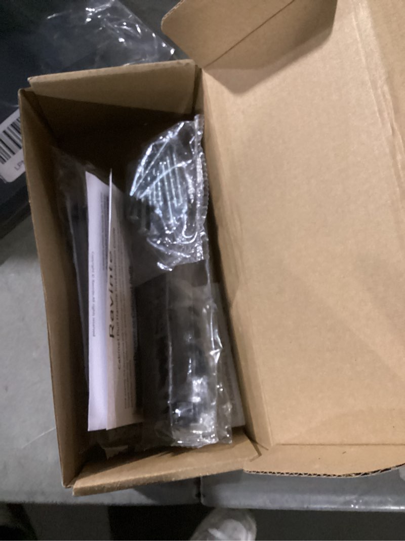 Condition photo showing As Is for Ravinte 5 Pack Solid 5 Inch Center to Center Slim Square Bar Drawer Handles Kitchen Cabinet Handles Oil-Rubbed Bronze Drawer Pulls Kitchen Cabinet Hardware Pulls 5 5 Inch Hole Center