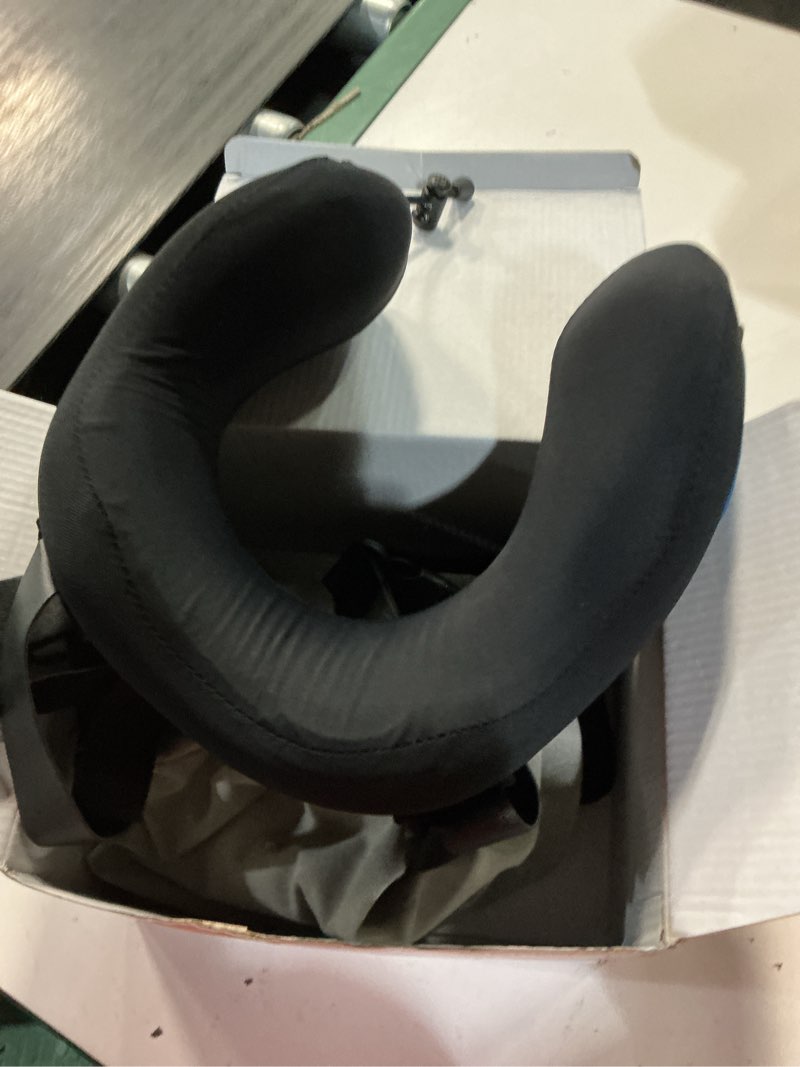 Condition photo showing Good Condition for sarisun neck pillow airplane,w/seat strap support,3d eye mask for travel | 360° head chin support,premium memory foam,adjustable buckle,travel essential for long-haul flights,car road trip black