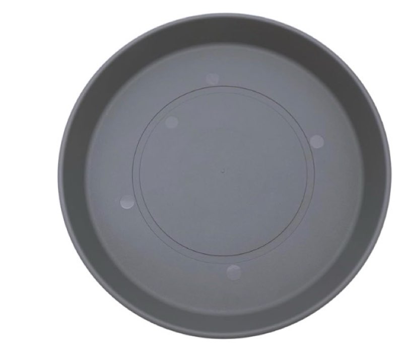 The HC Companies Terrazzo Flower Pot Saucers - Heavy-Duty Plastic Plant Saucer for Outdoors & Indoor