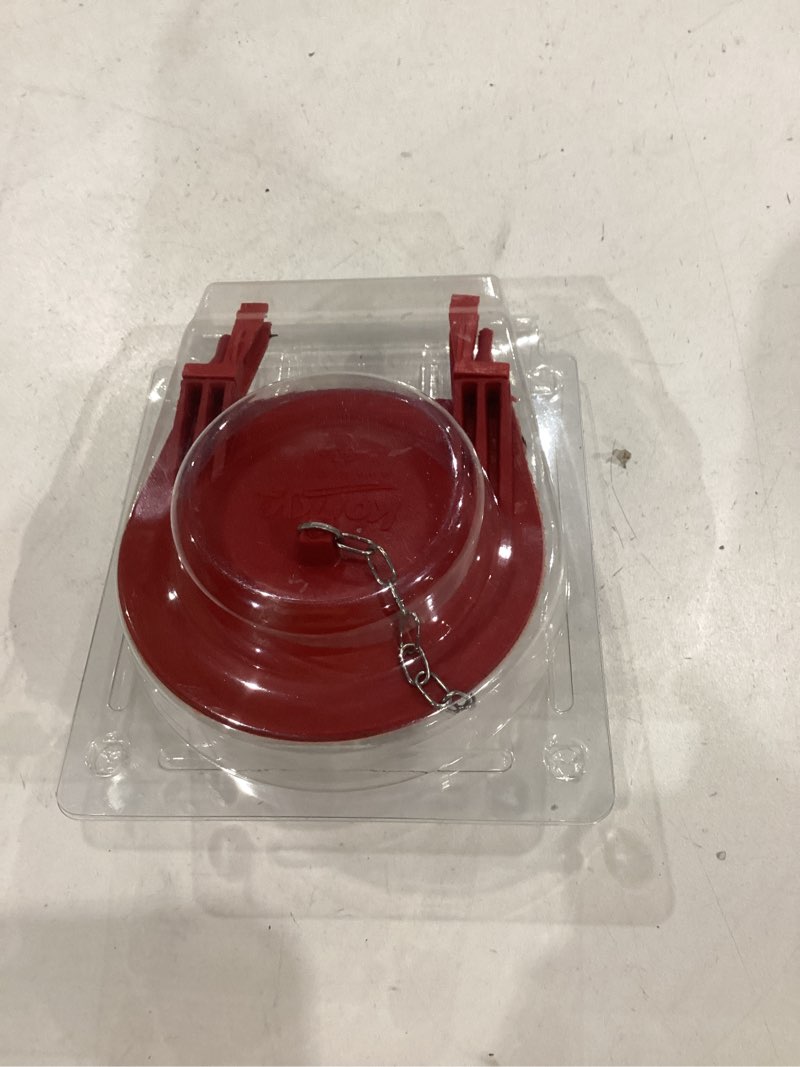 Condition photo showing Good Condition for korky 3070bp large 3" 2x high performance universal toilet flapper, red 3 in.