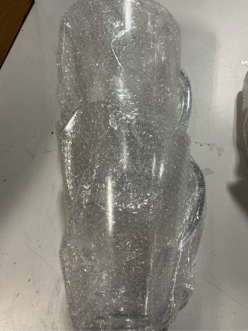 Condition photo showing New/Like New for tessco for you plastic pitchers 60 ounce clear restaurant jug large water pitcher carafe serve milk tea juice drink for parties container dispenser beer jar(1 pcs) classic 1 ( 2 pack)