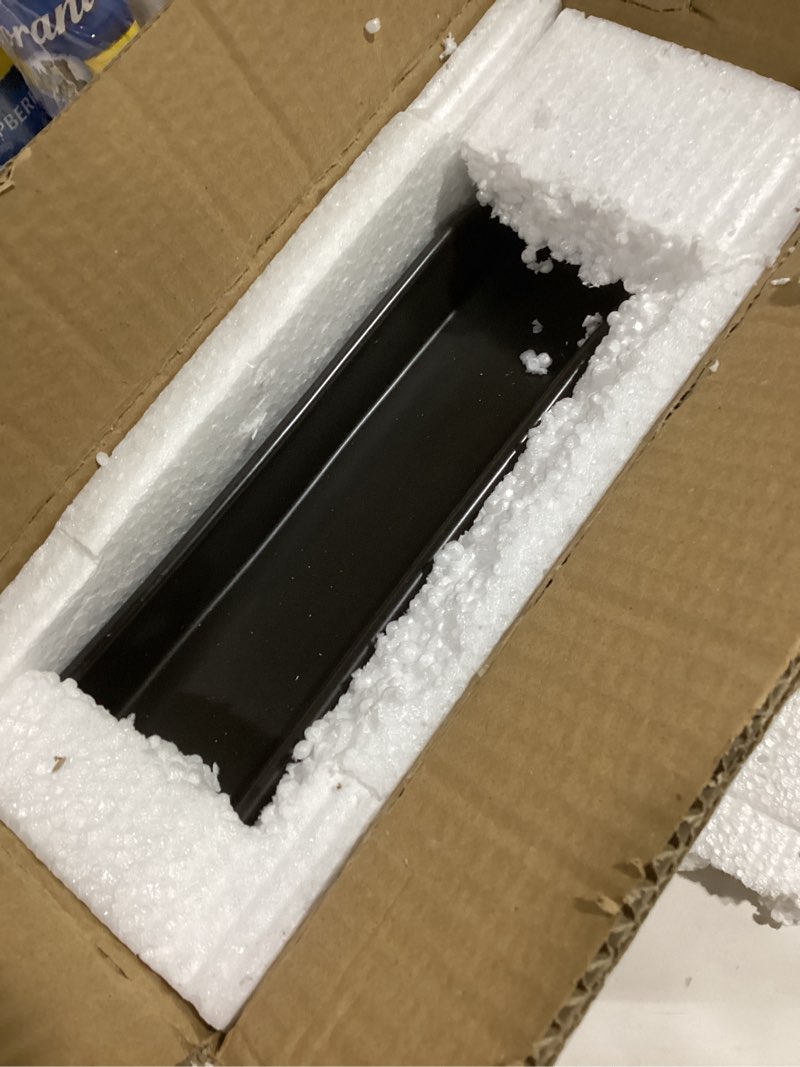 Condition photo showing Good Condition for Whole Housewares Ceramic Vase - Stunning Black Modern Design Black Vase for Flowers - Home Decor Ceramic Flower Vase for Living Room - Ideal Gift for Birthdays, Holidays, and Housewarmings