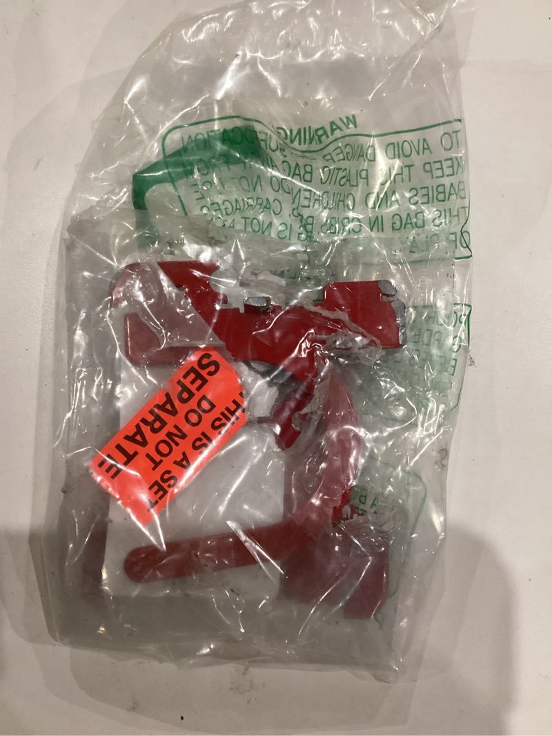 Condition photo showing As Is for Wall Control 3in Reach U-Hook Accessory “U” Shaped Slotted Metal Pegboard Hook Pegboard and Slotted Tool Board – Red Red 2 Count (Pack of 1)