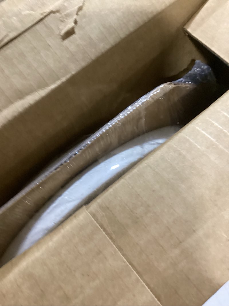 Condition photo showing New/Like New for bemis 1500ec 390 lift-off wood elongated toilet seat, cotton white (pack of 1)