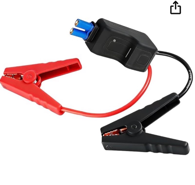 nexpow smart jump starter clamps, heavy-duty jumper starter clamps, 12v automotive portable emergency booster jumper starter booster clamp cables, suitable for t11f, q10s, q11,q9b, x7