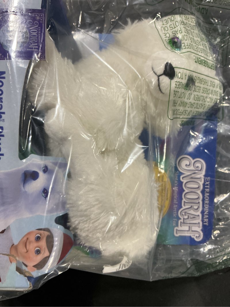 Condition photo showing Good Condition for Extraordinary Noorah Plush - 9-Inch Deluxe Animal Plush with Northern Lights-Inspired Tail - As Seen in Elf Pets: A Fox Cub's Christmas Tale - Arctic Fox Pal of The Elf on the Shelf Modern