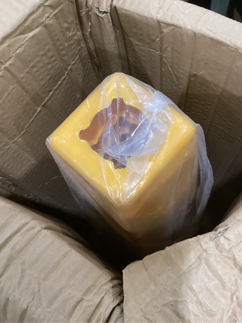 Condition photo showing New/Like New for floor safety cone yellow caution wet floor sign 4 sided wet cone sign public caution yellow avoid fall slip accident for indoors and outdoors(10 pieces)