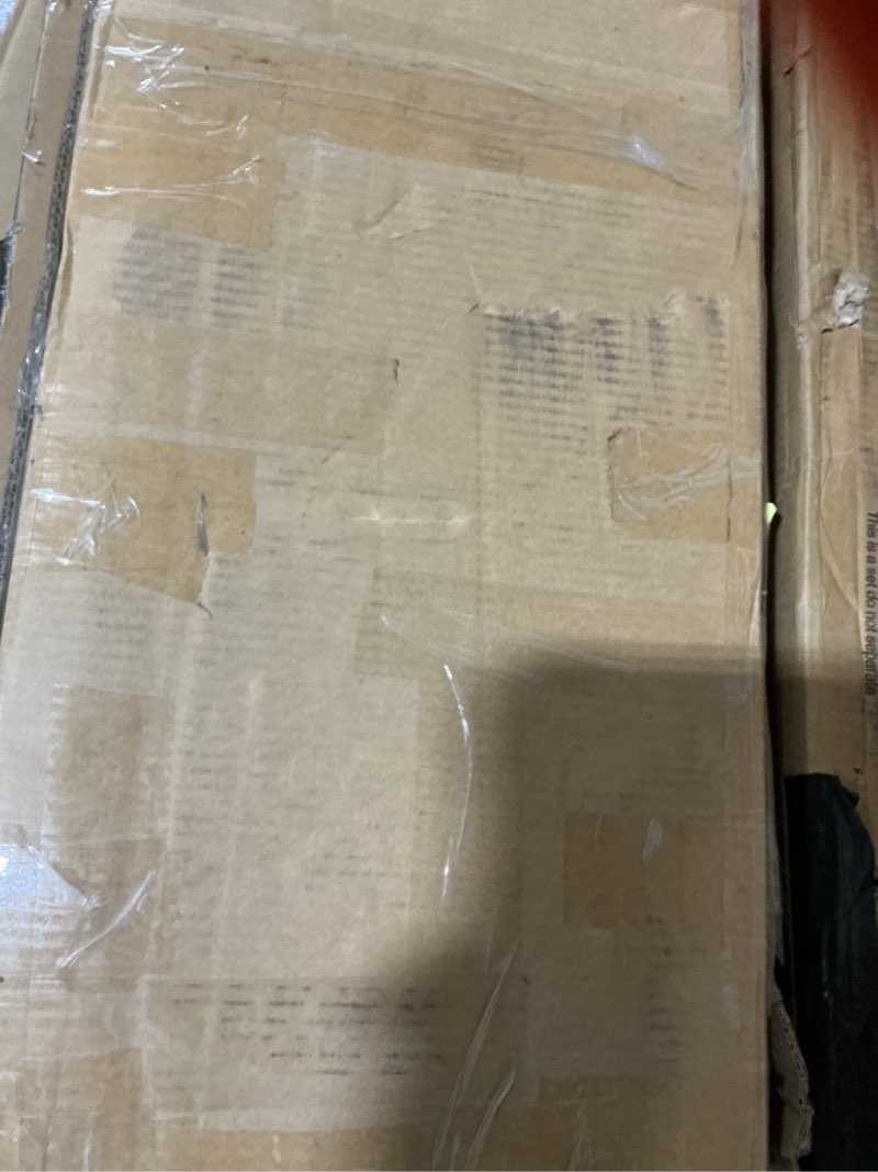 Condition photo showing Good Condition for Bellemave Full Over Full Bunk Bed for Kids/Adults,Floor Bunk Beds with Inclined Ladder,Solid Wood Low Bunk Bed for Teens,Girls,Boys,Detachable,Natural Natural Ladder Full over Full