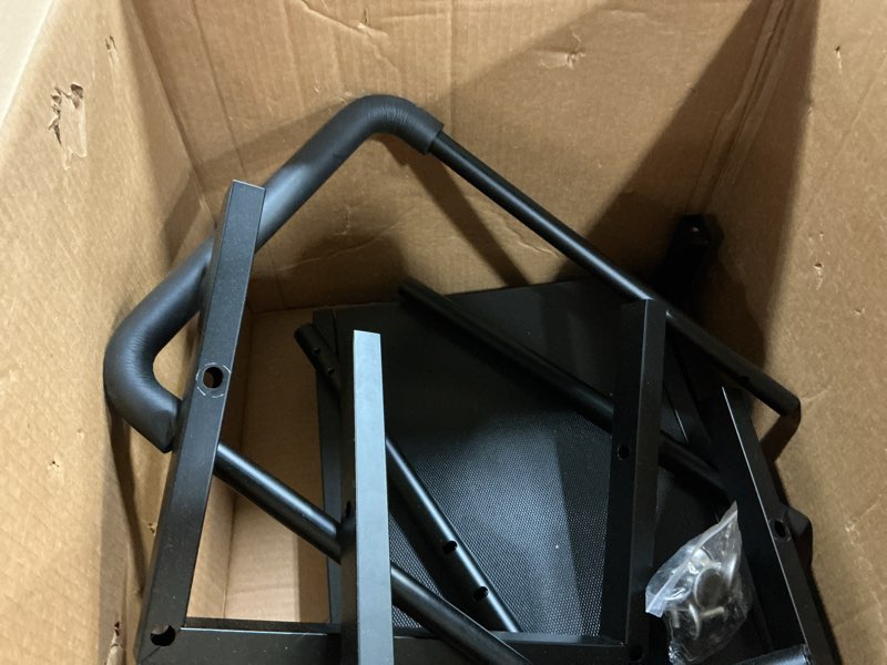 Condition photo showing As Is for 2 Step Stool with Handle, Heavy Duty Step Stool for Elderly and Adults, Adjustable Handrail with Non-Slip Platform, Bedside Steps for High Beds, Kitchen and Bathroom