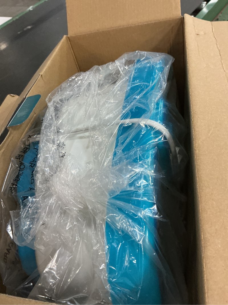 Condition photo showing As Is for Homedics Bubble Mate Foot Spa, Toe Touch Controlled Foot Bath with Invigorating Bubbles and Splash Proof, Raised Massage Nodes and Removable Pumice Stone