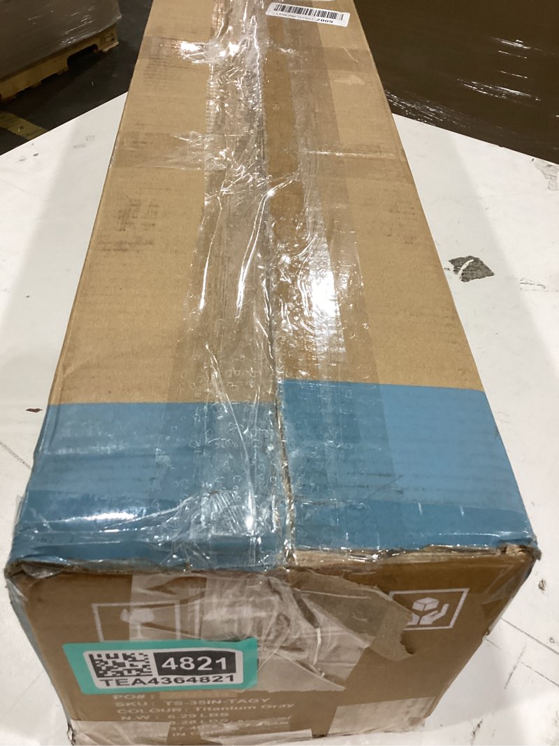 Condition photo showing As Is for newbulig tower fan for bedroom, oscillating standing bladeless fan with remote, 5 speeds & 4modes, 28db quiet for sleep, 25ft/s high velocity, 12h timer, office, home, dorm classical black 35''