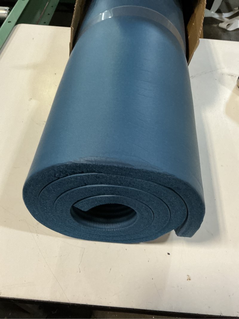 Condition photo showing Good Condition for retrospec solana yoga mat 1" thick w/nylon strap for men & women - non slip exercise mat for home yoga, pilates, stretching, floor & fitness workouts ocean blue 1 inch