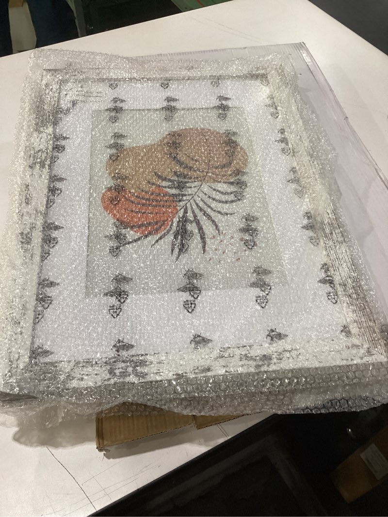 Condition photo showing Good Condition for hongkee a3 frame set of 2, distressed white wood style - display pictures a4 with mat or 11.7x16.5 without mat, wall mounting horizontal and vertical distressed white a3