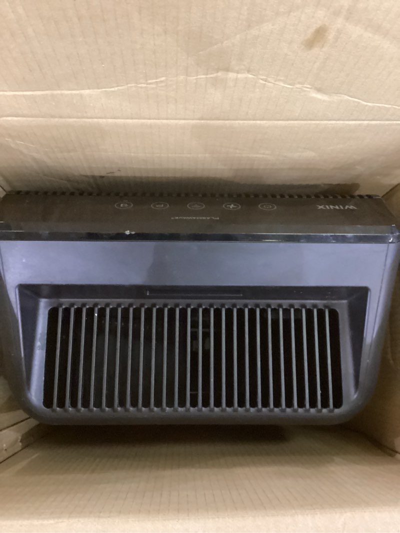 Condition photo showing As Is for WINIX 5510 Air Purifier (New Generation of 5500-2) for Home Large Room Up to 1881 Ft² in 1 Hr, True HEPA, High Deodorization Carbon Filter and Auto Mode, Captures Pet Allergies, Smoke, Dust. Polished Charcoal Gray Air Purifier