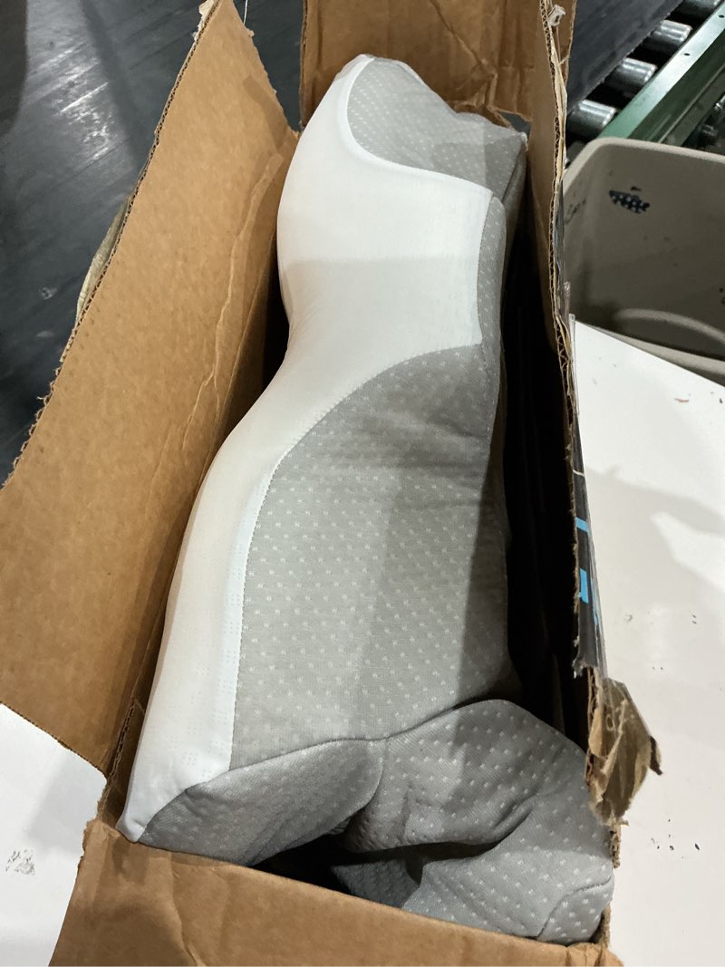 Condition photo showing Good Condition for ultra pain relief cooling pillow for neck support, adjustable cervical pillow cozy sleeping, odorless ergonomic contour memory foam pillows, orthopedic bed pillow for side back stomach sleeper
