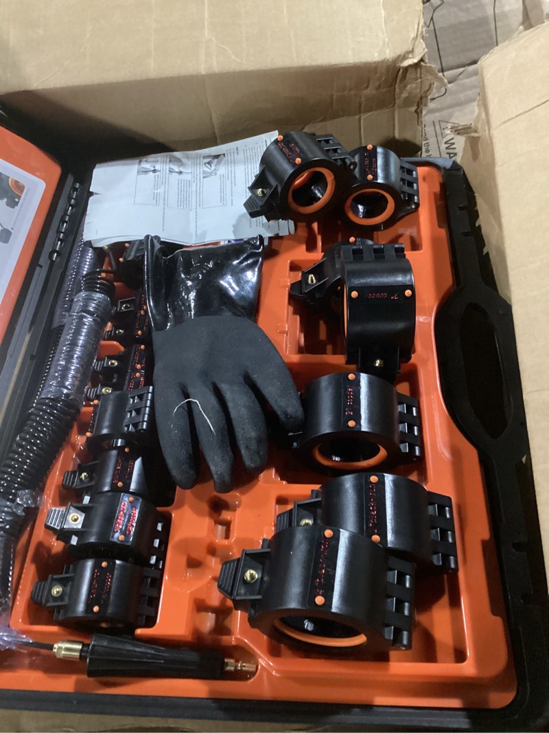 Condition photo showing Good Condition for cst2 general pipe freeze kit, tube wire plumbing freezing, freezes pipes from 1/8 inch to 2 inch, water line repair tool kit, replacement for cold shot pipe freeze kit