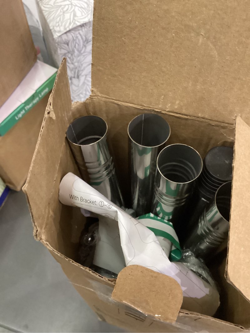 Condition photo showing New/Like New for ZMTECH Flag Pole - Upgraded Bracket, 6 FT Stainless Steel Flag Poles for Outside House, Residential or Commerical, Tangle Free Flag Pole Kit for American Flag (Without Flag, Silver) 1 Silver