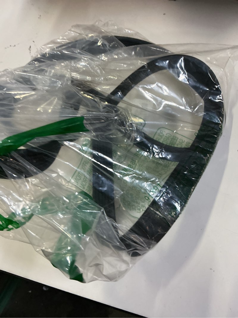 Condition photo showing As Is for engine serpentine drive belt compatible with honda cr-v crv 2002-2006 2.4l, dodge ram 1500 2004-2006 8.3l, viper 2003-2006 8.3l - v-ribbed blet accessories 31110rlf003 1070683 7pk1735
