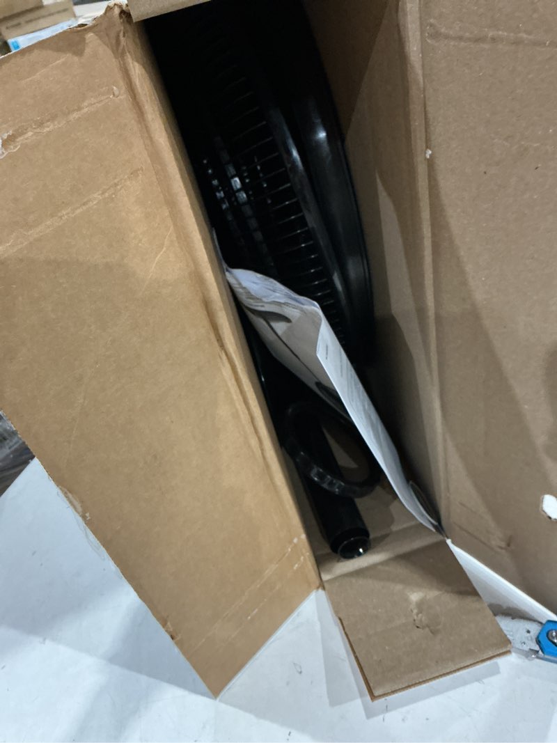 Condition photo showing Good Condition for lasko 2521 16 inch 3-speed quiet adjustable tilting wide-area oscillating standing pedestal fan for bedroom, kitchen, home, and office, black