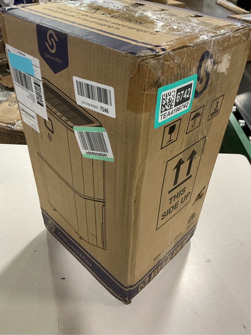 Condition photo showing Good Condition for 2000 Sq. Ft Dehumidifier for Large Room and Basements, HUMILABS 30 Pints Dehumidifiers with Auto or Manual Drainage, 0.528 Gallon Water Tank with Drain Hose, Intelligent Humidity Control, Auto Defrost, Dry Clothes, 24HR Timer