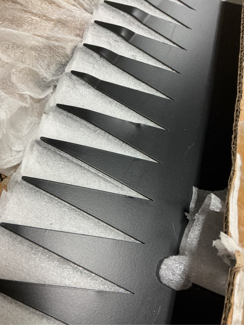 Condition photo showing Good Condition for steel landscape edging 6 packs 40 in. x 6 in. x 0.06 in. metal bendable garden border heavy duty lawn edging black
