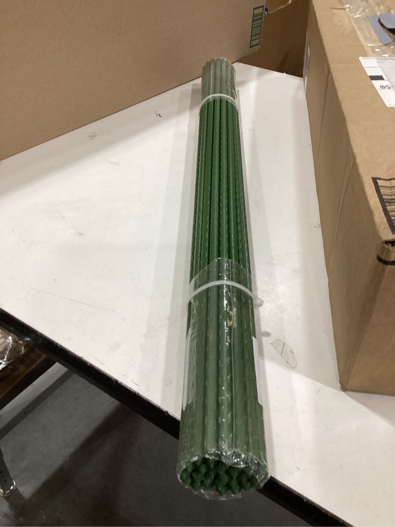 Condition photo showing Good Condition for waenlir garden stakes 30 inch 2.5ft sturdy plant sticks/support, tomato stakes, pack of 30